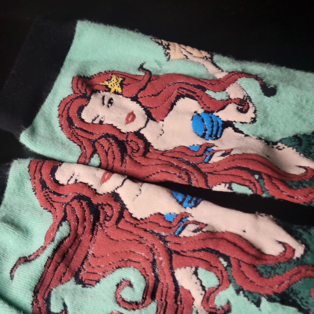 Mermaid Graphic Socks